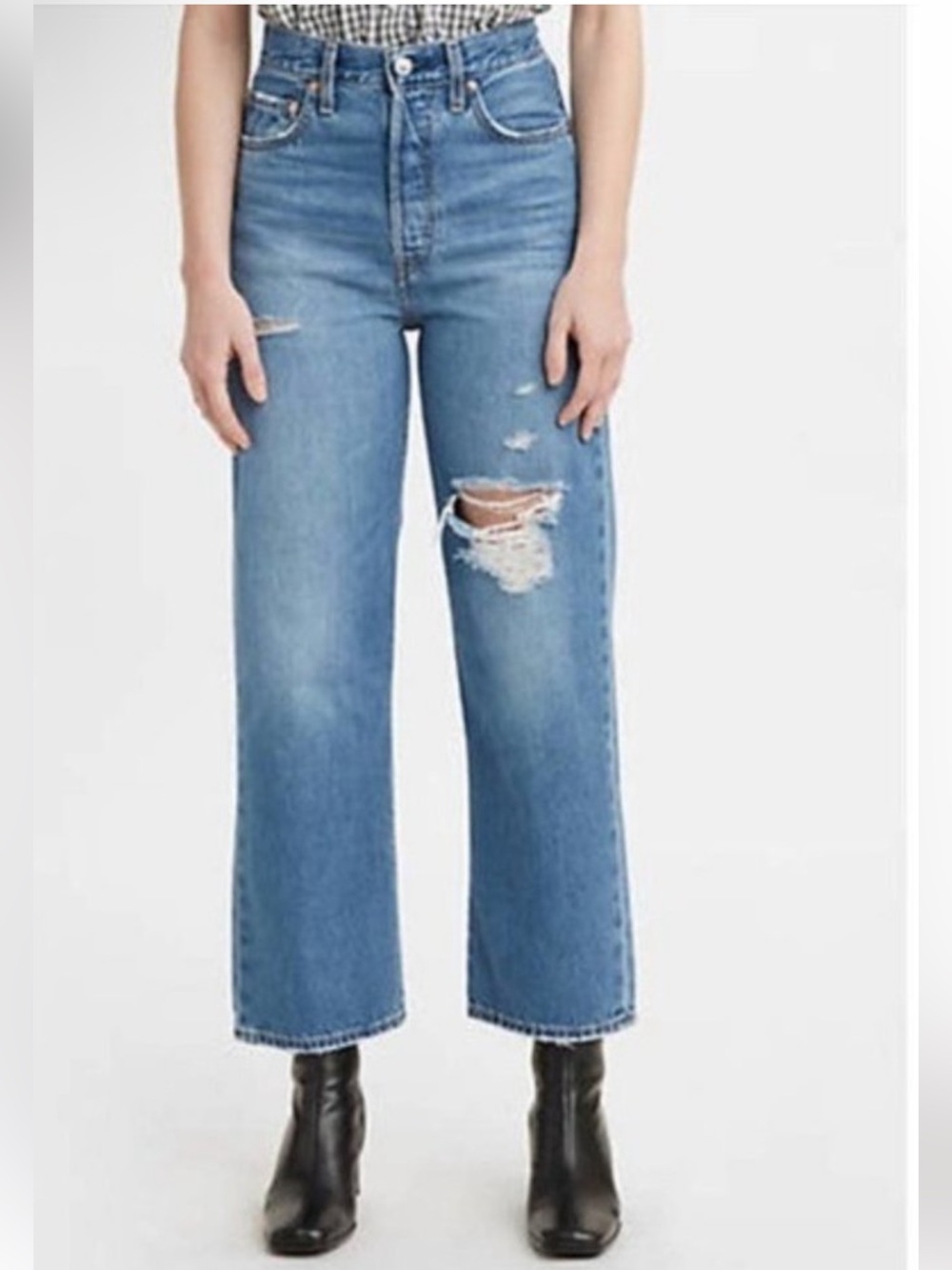 Levi’s Premium Ribcage Straight Ankle Jeans Women’s Size 26